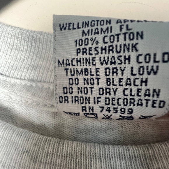 Vintage Dale Earnhardt Fan Club Looney Tunes Grey T Shirt Made In USA Large - Picture 5 of 6